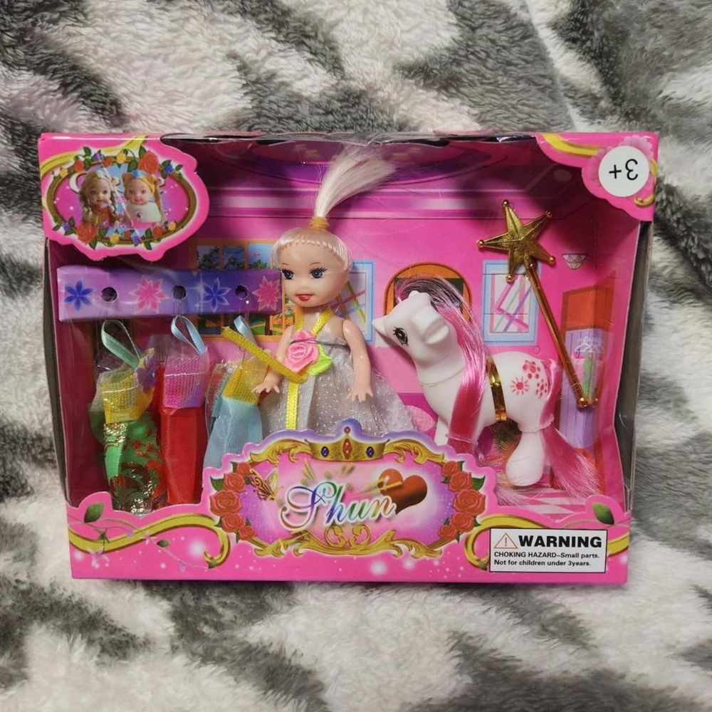 2018 Art Creativity Princess Pony Doll Play Set